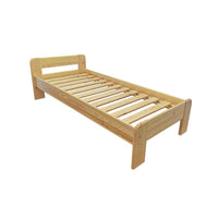 Kieferbett 90x200cm Minimal 2.0 | Massivholz Naturholz | 100% Bio-Bett