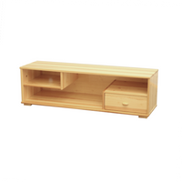 Vanessa TV-Schrank / TV-Lowboard | 1-Schublade | 100% Bio Kiefer Massivholz